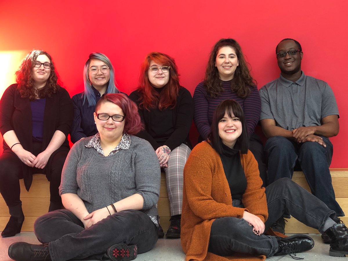 It's #TEDxThursday! Meet the Marketing Team. (B: Ally Strahl, Joyce Lau, Rowan Kingsbury, Alex Piczkur, Kanen Nelson. F: Angharad Gilly, Sydney Mulloy.) They handle the social media, the advertising, and the merchandise for the event. #sunypotsdam