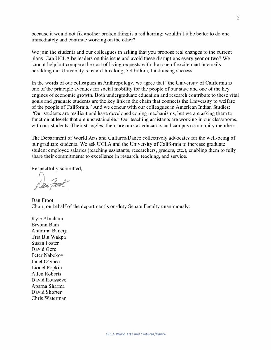 ucla4cola's tweet photo. UCLA World Arts and Cultures/Dance faculty bringing the solidarity.
#faculty4cola https://t.co/wsRy4vVEcd