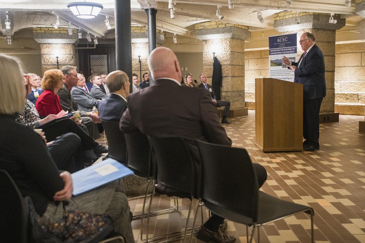 Was glad to speak with <a href="/ACEC_National/">ACEC_National</a> during their day at the Capitol. These are the folks designing our highways, bridges, transit, stadiums, high-rises, schools, hospitals &amp; more. They're advocating for a robust infrastructure package. Thanks for the great meeting! #mnleg