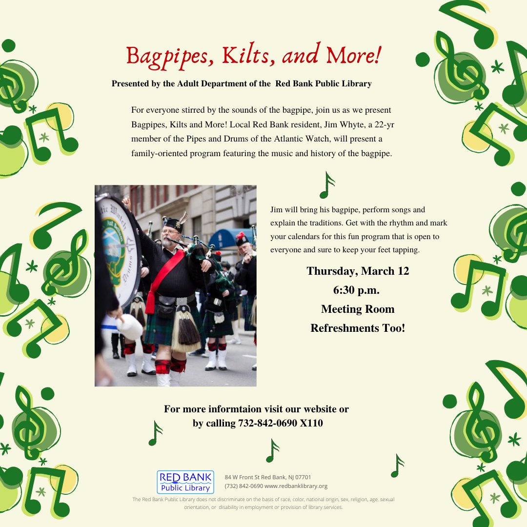 Red Bank Library tweet media