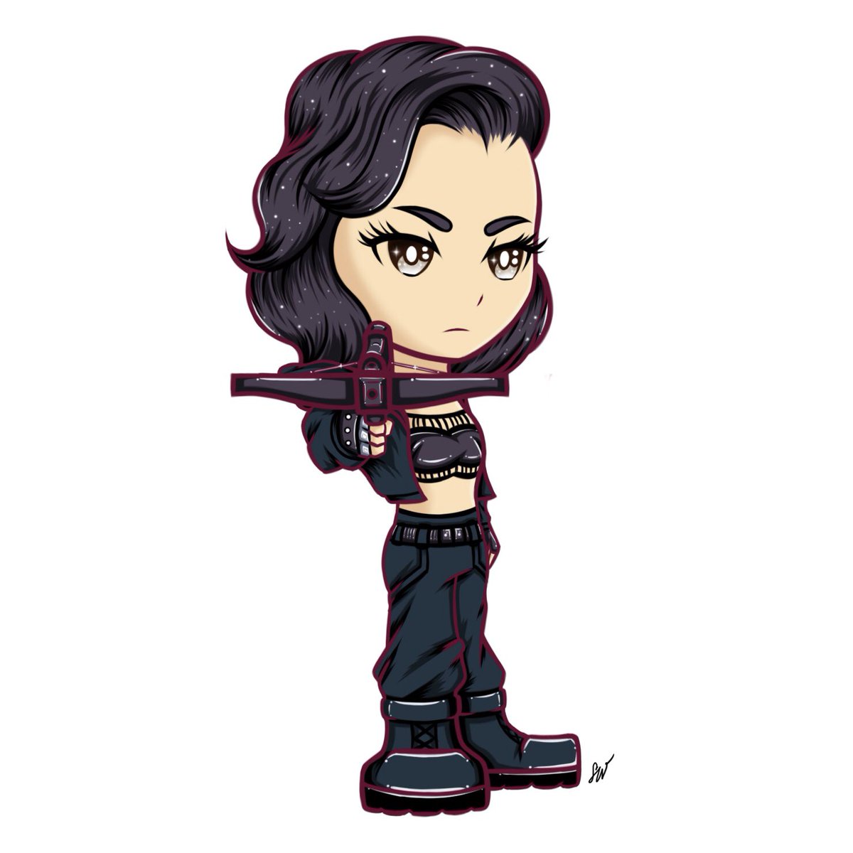 celest_nichole's tweet photo. Chibi Huntress from Birds of Prey!🖤💜🏹✨
#Huntress #HelenaBertinelli #BirdsOfPrey #BirdsOfPreyMovie #birdsofpreyfanart #birdsofpreyart #dcfanart #DCEU #BOP #digitalart #digitalillustration #chibi #chibiart #chibistyle #chibidrawing #HUION #fanarts 
@birdsofpreywb
@HuionTab https://t.co/I1vY7F2l9u