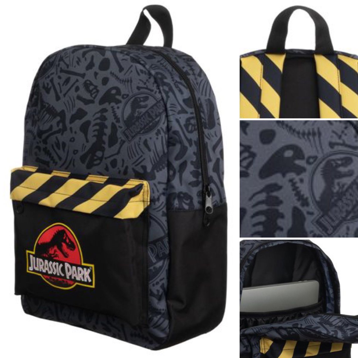 jurassic park book bag