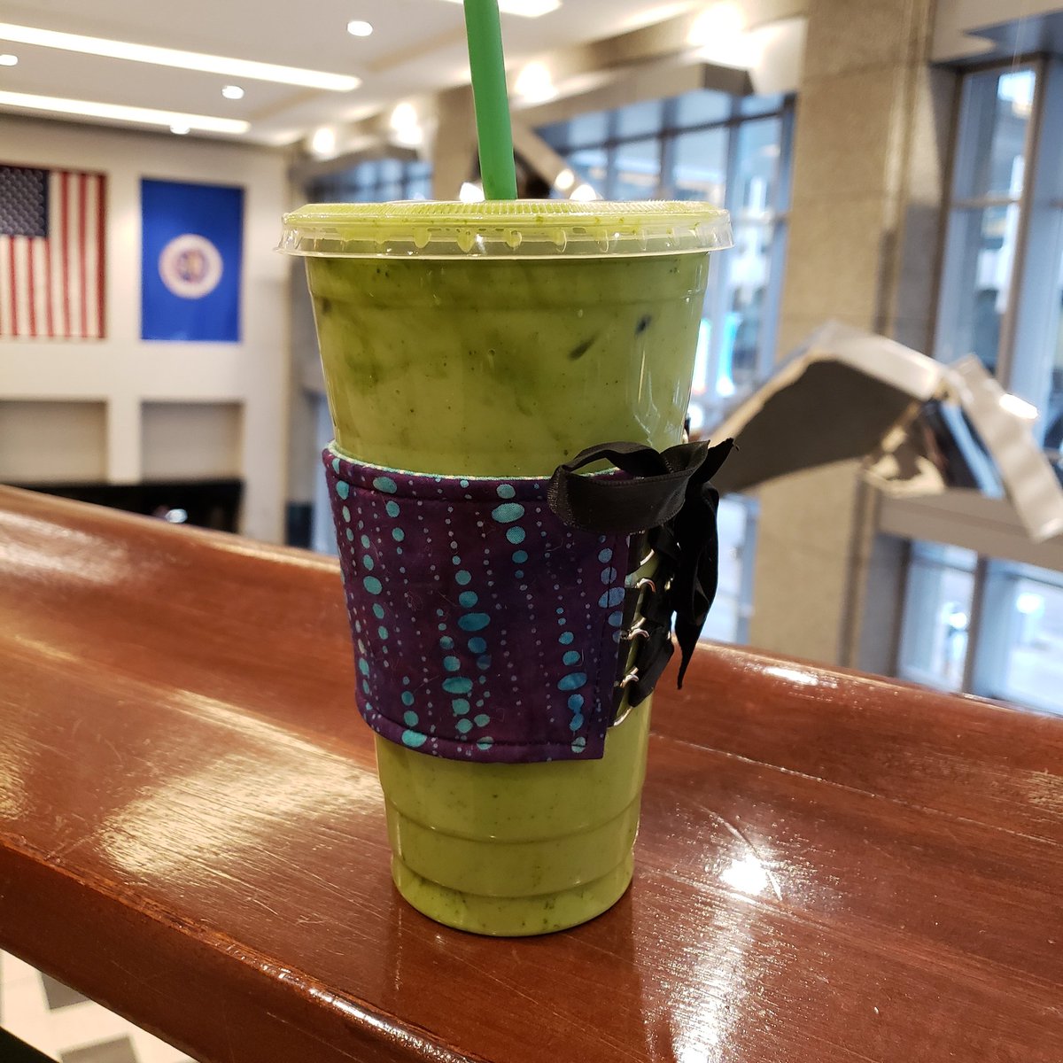 Cozycorsetcuff's tweet photo. It's almost spring! It's so close we can taste it! The new Iced Pineapple Matcha Drink from #starbucks is definitely helping to beige the gap!

#coziesinthewild #drinkup #cozycorsetcuff #giftidea https://t.co/pyidSOO3se