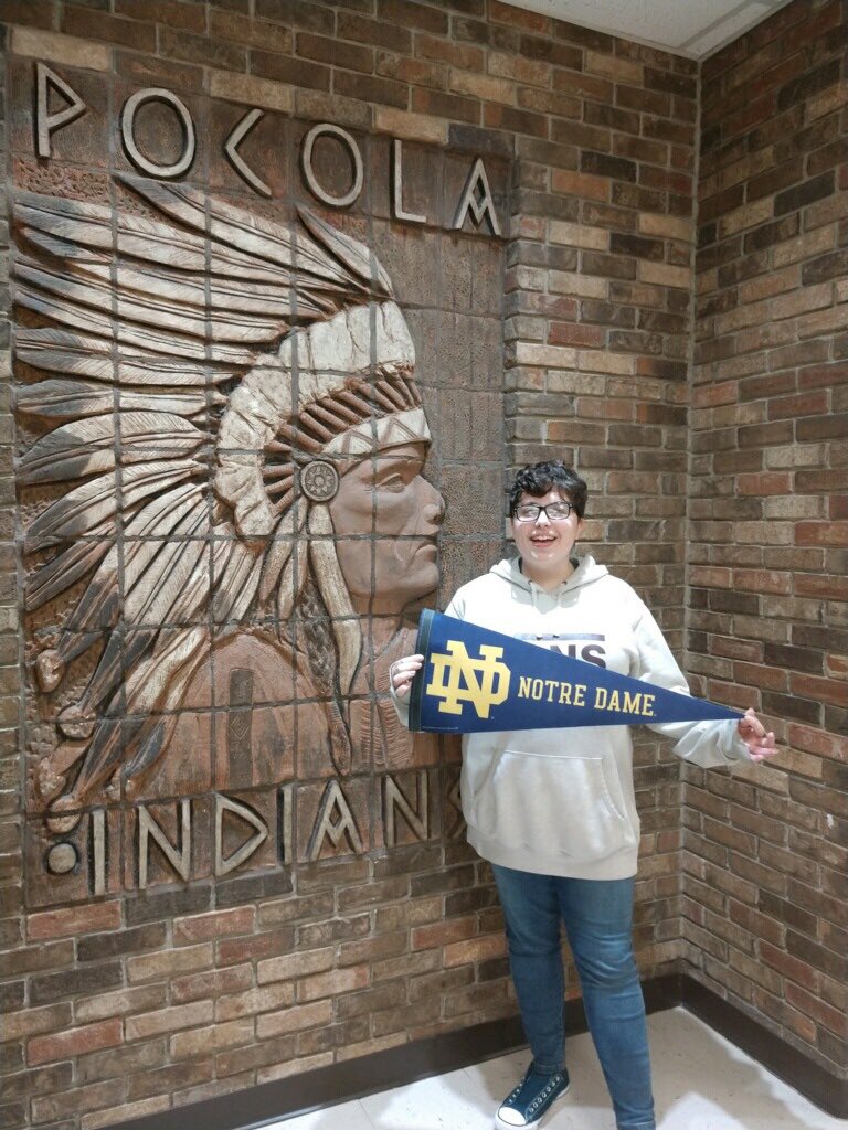 Can your student get a full ride at a major university coming from Pocola High School???

Is Notre Dame major enough???

Congrats  Jada Davis on your full ride academic scholarship to Notre Dame #ChopOn #TouchdownJesus #ProudPocolaIndians #WhoIsNext