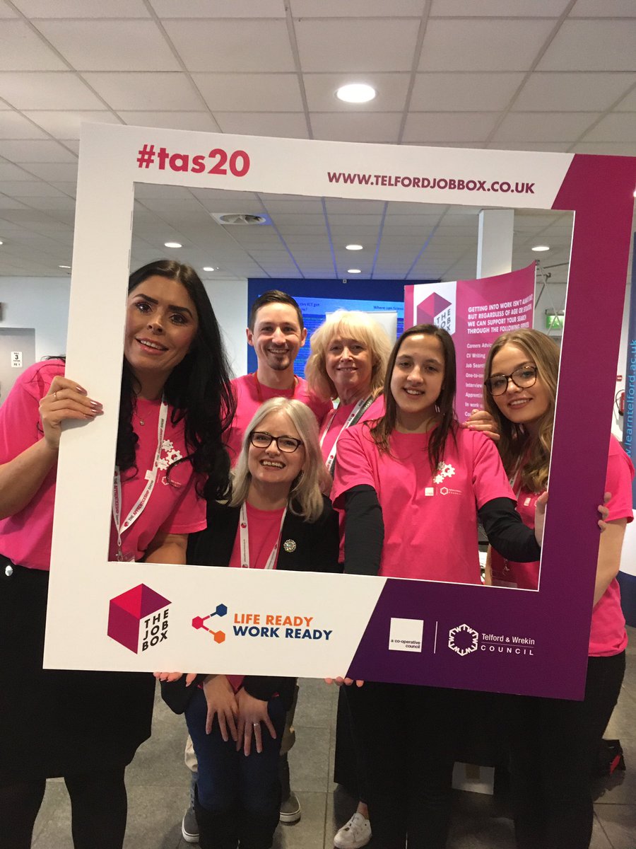 TelfordWrekin's tweet photo. We’re still here for the Apprenticeship, Employment and Skills Show until 7pm. Don’t miss out on the opportunity to find your new career!!! #tas20 #taess20 #telfordjobbox https://t.co/iIfQj3438Q