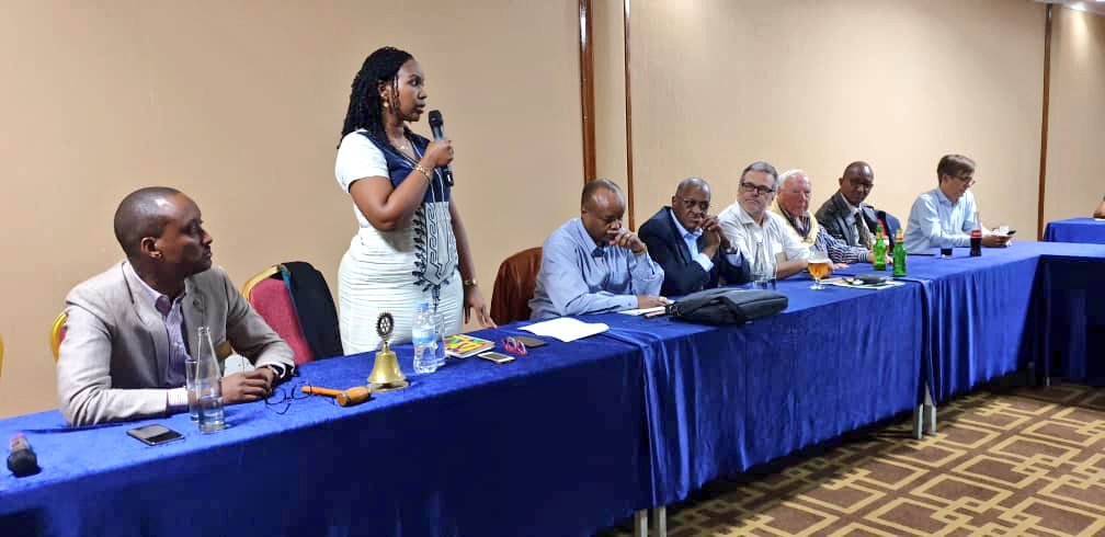 Rotaract250's tweet photo. ADG @JeannetteRugera addressing the participants of the #RYLA joint fellowship in preparation of #RYLARwanda2020. Her address just incited interesting updates from #Rotaract and #Rotary clubs in #Rwanda. https://t.co/Kv4qsiMBJ5