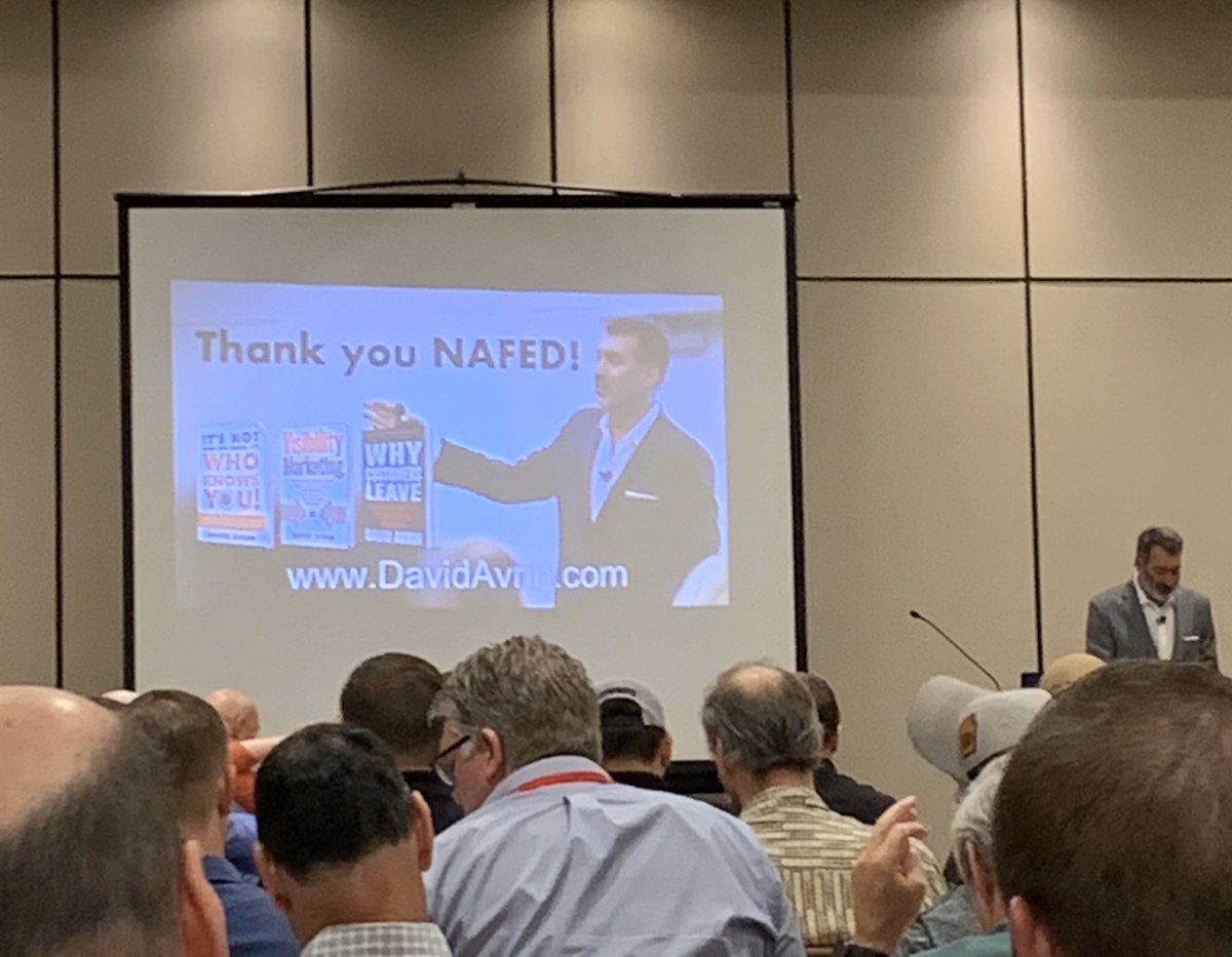 SprouseFAS's tweet photo. What a fantastic keynote speaker @DavidAvrin this year @NAFEDorg  #NAFED2020 https://t.co/kGOtKlmnkI