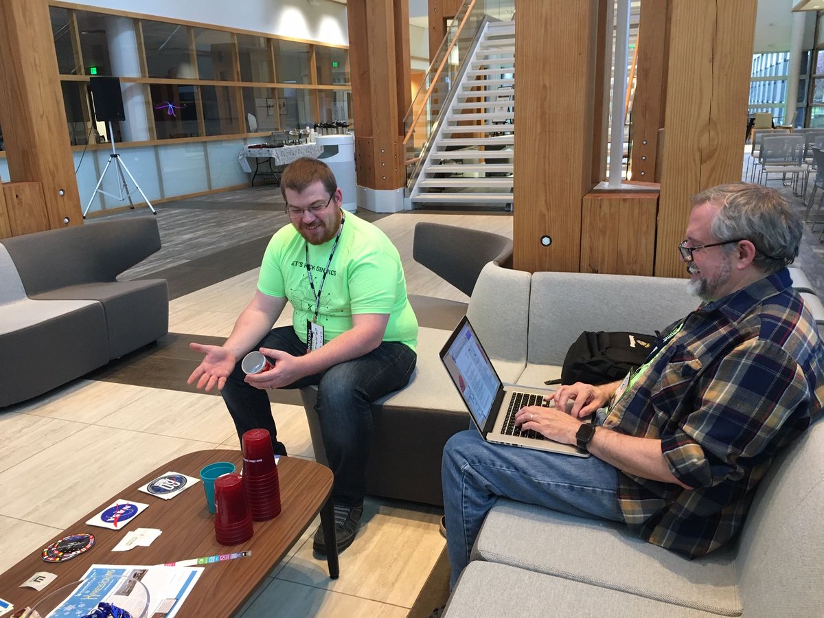 hudsonalpha's tweet photo. Excited to kick off the HudsonAlpha Tech Challenge tomorrow! RT if you’re participating in #HATCH2020 & encourage your followers to register to join you to solve problems in #genomics #genetics & #biotech https://t.co/bG7shIpCwW https://t.co/NTn25rFUBl