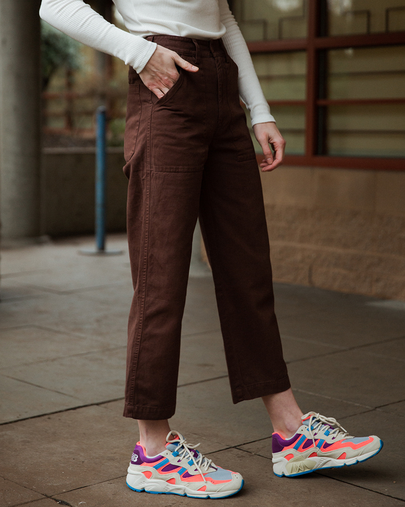 Still Life on Twitter: "The Lacausa Brushed Stella Trouser in Chocolate with the New Balance 850 Sneakers in Coral, and Blue. these new women's arrivals and more in-stores &amp;