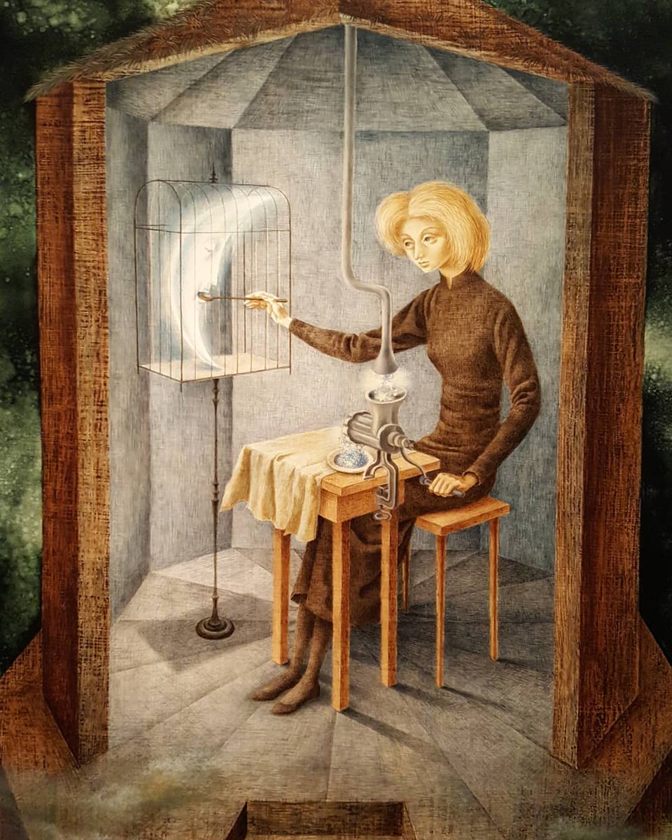 bepapaorfano's tweet photo. Es realmente bella la muestra de Remedios Varo que inaugura esta noche en @museomalba. https://t.co/rHvIa37V1a