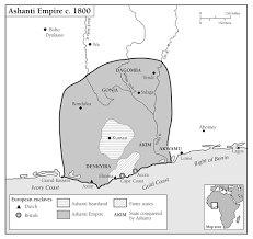 OrageAfricain's tweet photo. L'empire ashanti (1701-1896) est un empire akan qui se situait  sur la "côté d'or" c'est à dire les actuels Ghana et l'ouest de Côte d'Ivoire.Du fait de sa très grande richesse celui ci a acquis des armes à feu qui a contribué à son expansion au 18 ème siècle. https://t.co/UyNNzDavzg