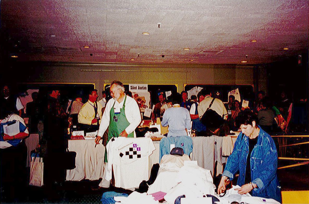 ACUItweets's tweet photo. Don't forget to bring your Silent Auction items to the 100th Annual Conference! Here's a little throwback to a past Silent Auction! #ACUI20 https://t.co/QQkIiVyaTY