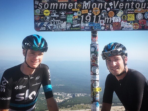 Chris Froome tweet media