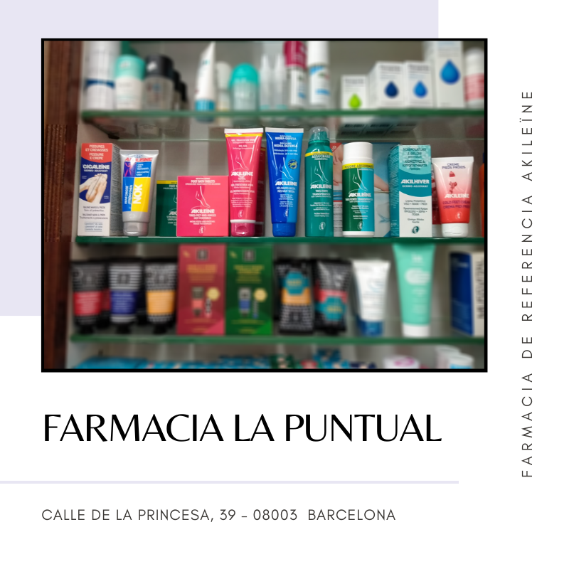 akileinesp's tweet photo. En Barcelona, en la Farmacia "La Puntual" también puedes encontrar nuestros productos con un surtido muy completo.
 Agradecemos su confianza👌

#Akileine #puntosdeventa #CuidaTusPies https://t.co/Jrn9n9j9rU