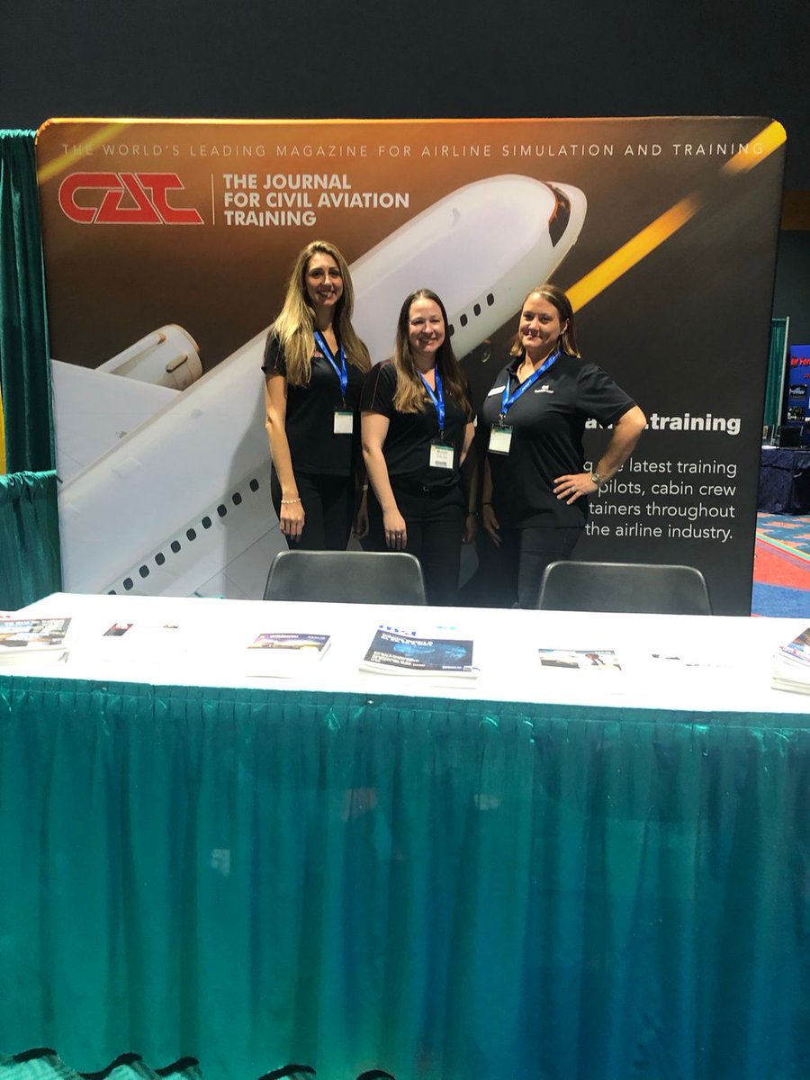 halldalegroup's tweet photo. ✈️😁 Day 1 of #WAI20 has officially started! Stop by booth 204 to receive a FREE digital subscription offer and learn more about #WATS2020. 

#WAI20 #WomeninAviation #IamWAI https://t.co/4sUz1J7oqj