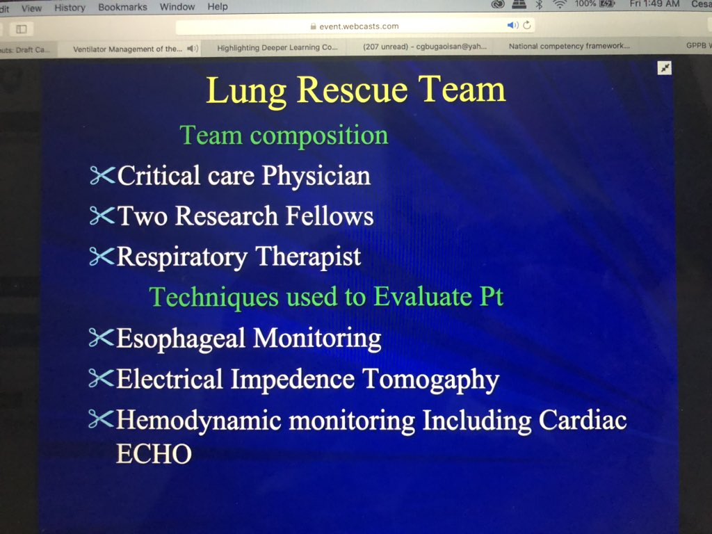 RT_CesarJr's tweet photo. Takeaways for this brilliant webinar and speaker. Hoping to take part in a lung rescue team in the future. Thanks @Nihon_Kohden https://t.co/85bMWj31NQ