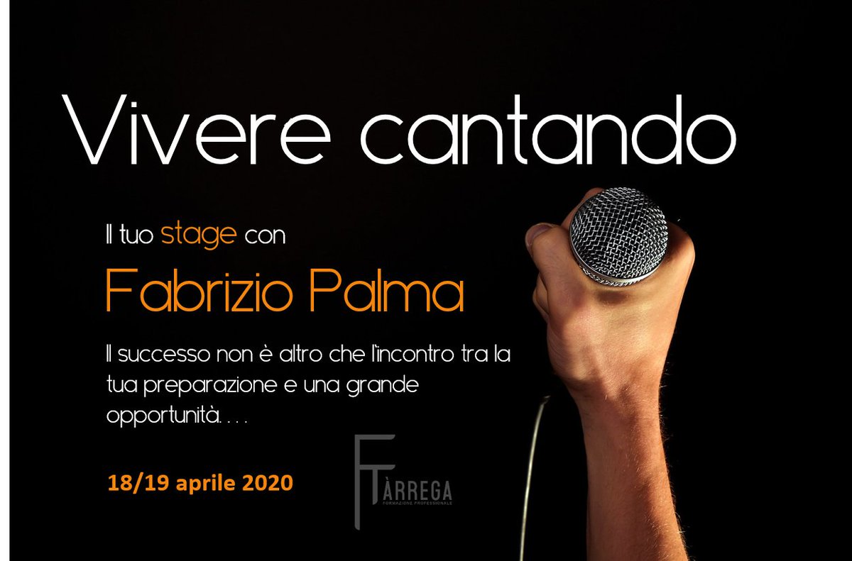 Tarregaacademy's tweet photo. Lo #stage di #canto che aspettavi https://t.co/SYoImWvUyn https://t.co/v46nlTC5qI