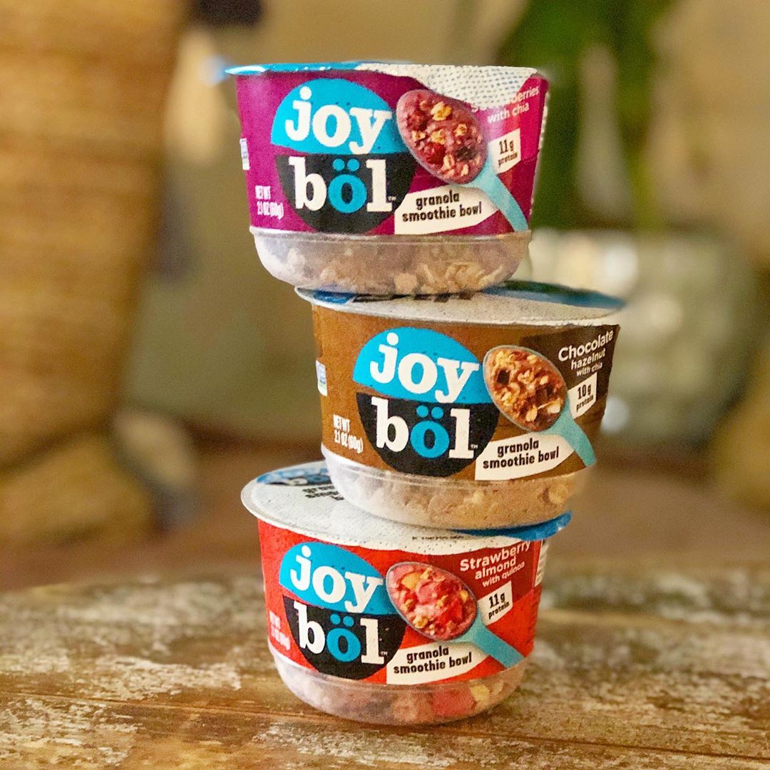 Introducing to the world… Joybol. A delicious and easy granola smoothie bowl – all you need to do is add cold water or your favorite kind of milk. Available now on Amazon, as well as Mariano’s, Giant Food, and Giant Eagle.