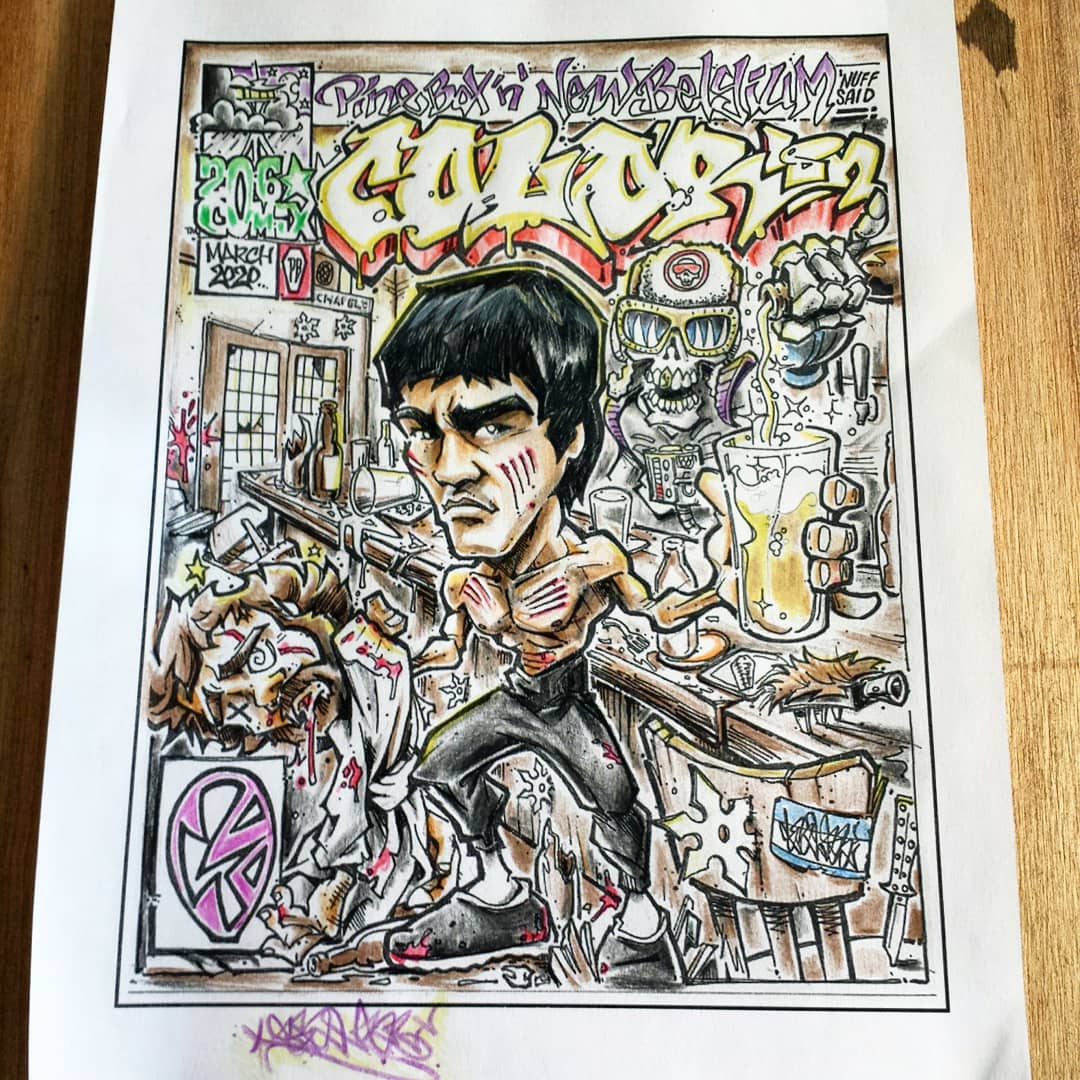 Sensei238's tweet photo. Bruce Lee colorin' page design by Sensei 23 for The Pine Box and New Belgium Brewery's Colorin' Contest for a chance to win 2 tickets to the Emerald City Comic Convention . Hosted by New Belgium Brewing at The Pine Box, March 10th 6-0pm.
#Sensei23 #EcCc #ThePineBox #NewBelgium https://t.co/D3Q9y4QbV1