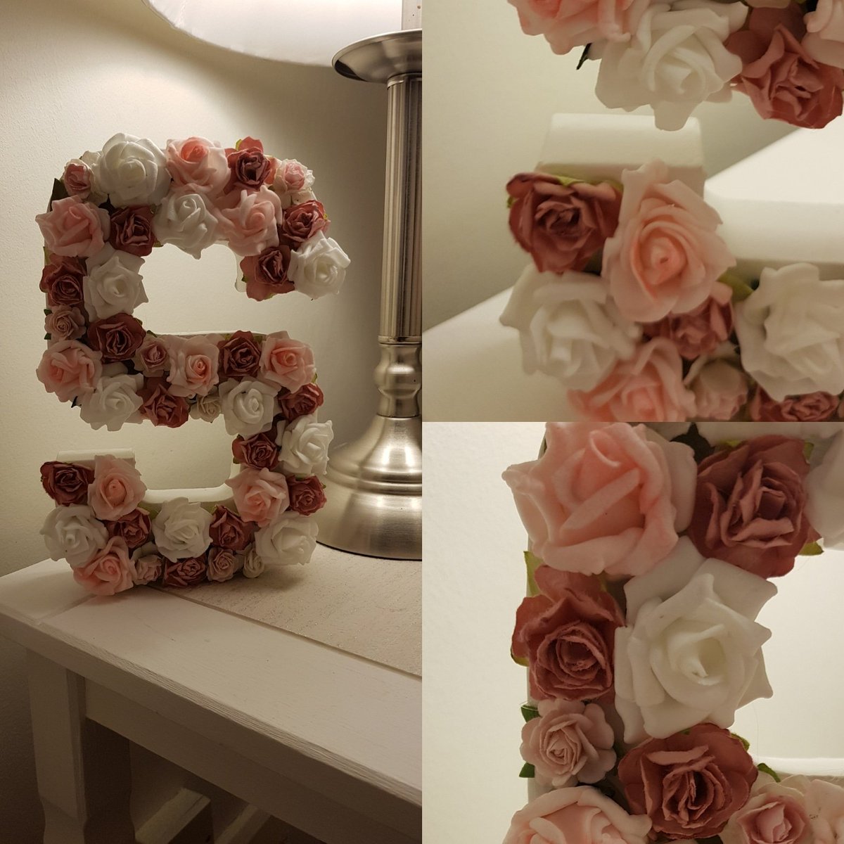RachelH80891772's tweet photo. Another flower letter 🌺🌸 #handmade #flowers https://t.co/Qb2t8tKrV6