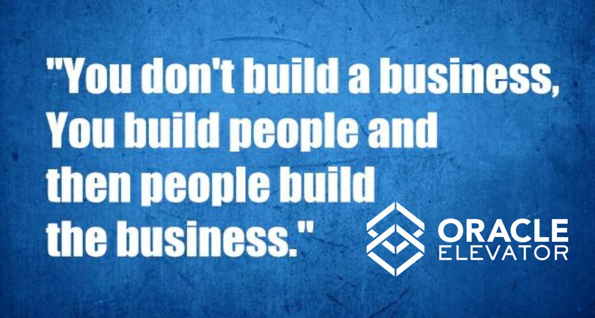 OracleElevator's tweet image. In order to compete in today's competitive landscape, we can't just be in the elevator business, we must also be in the people business. #oracleelevator #employeeengagement