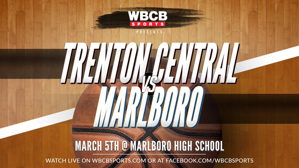 Who is ready?

🏀: Trenton Central at Marlboro (GIRLS)
⏰: 5:45

👀💻: wbcbsports.com