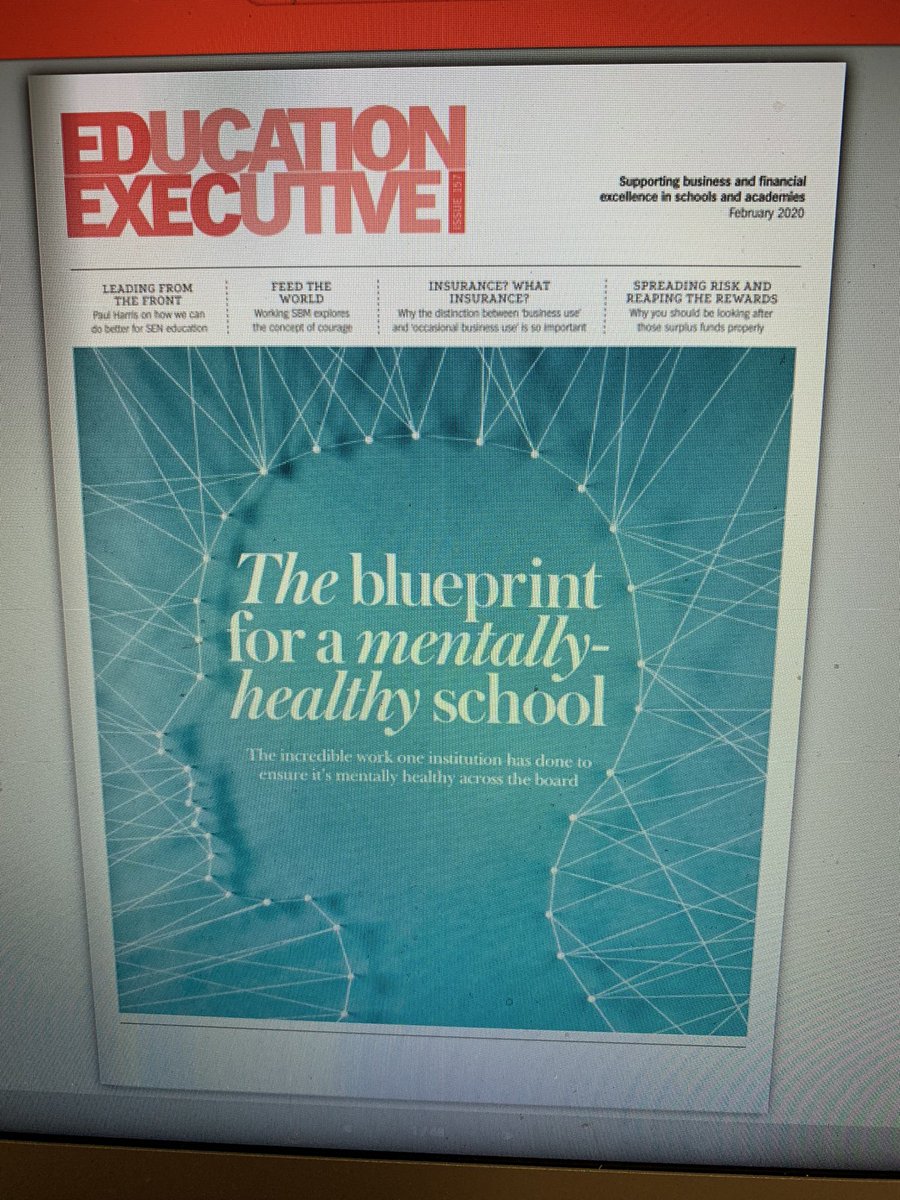 mindworkmatters's tweet photo. Delighted to see my published grey matter on Imposter Syndrome In the March edition of Education Executive magazine @EdExec Looking forward to speaking at their mental health conference in June #LeadWell #First4Wellbeing @Primary1stTrust https://t.co/PSswoJ8aCA