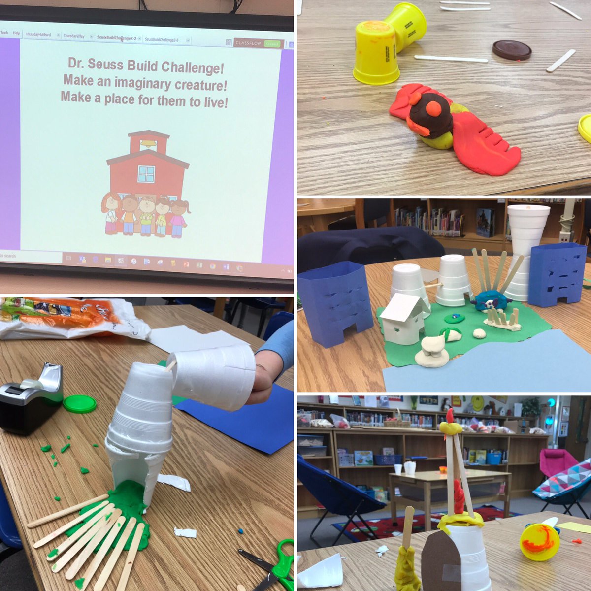 MarcieShea's tweet image. A steam-tastic morning at @Gayton_ES. 

As part of STEAM Across Gayton week, @GaytonESLibrary set up building challenges that go along with Dr. Seuss books. 

Thanks for welcoming me, Gayton. I loved spending time with your Gators!