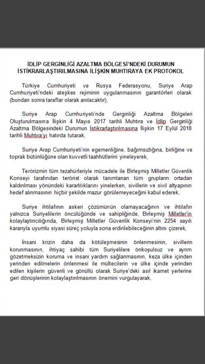 metinfeyzioglu's tweet photo. Ateşkes sağlandı.Öncesinde Türkiye, Rus desteğiyle saldıran Suriye’ye bedel ödetti.Rusya,Türkiye ile işbirliği yapmazsa bölgede gücünü koruyamaz.Suriye,Türkiye ile savaşırsa kalıcı olarak bölünür. Türkiye,Suriye istikrara kavuşur ise Doğu Akdenize odaklanabilir.Ateşkes olumludur. https://t.co/FXrkCK4Eah