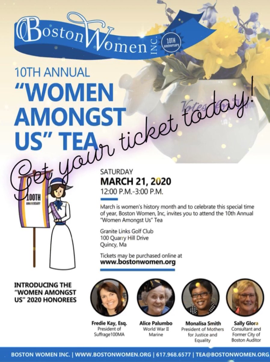 BostonWomenInc's tweet photo. Get your ticket today! https://t.co/3rZqiHTbyE #WomensHistoryMonth #10thanniversary ☕️ https://t.co/X9rdPN8d3o