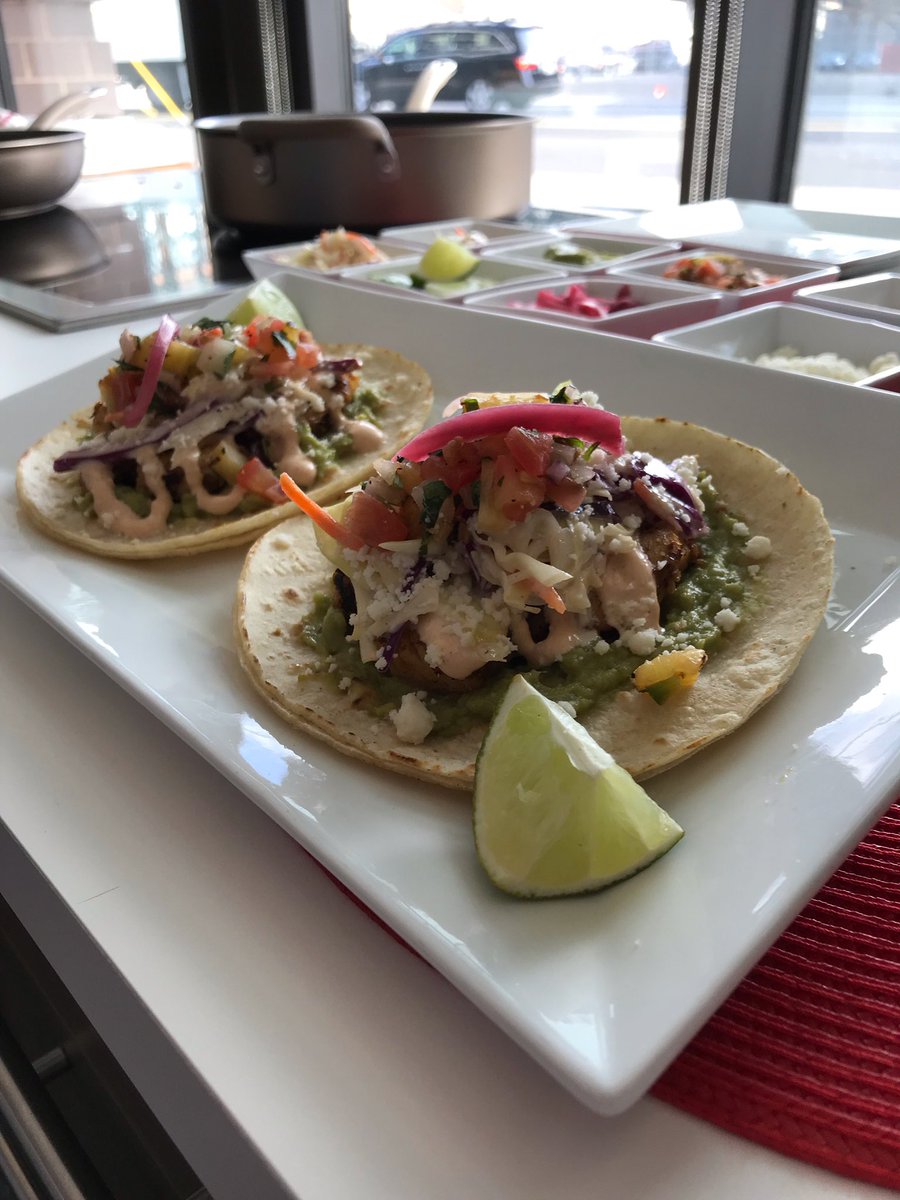 forkandfin's tweet image. As seen on King 5 New Day Northwest come try Bjorn’s Wild Alaska Pollock Grilled Tacos. We’ll be at Westlake Park today from 11a-1:30p #wildalaskapollockweek