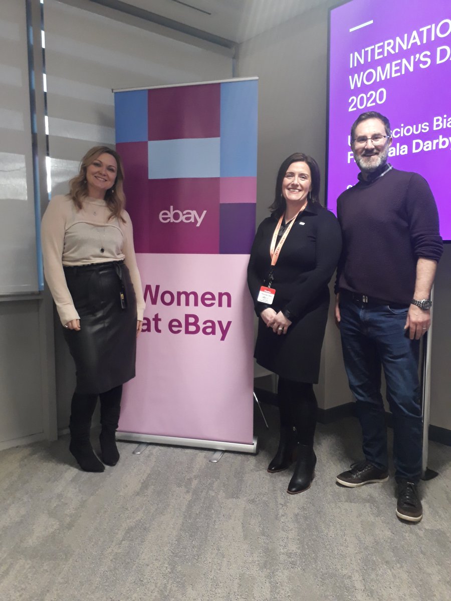 DarbyFionnuala's tweet photo. Ahead of #IWD2020 I got a wonderful warm welcome at eBay D.15 from @stevecampbell, Ann Lane, Ciara Hughes &amp; great staff for my unconscious bias talk this evening. Thank you for the invitation to be part of your initiatives for IWD 2020. https://t.co/T8FlMGhJjo