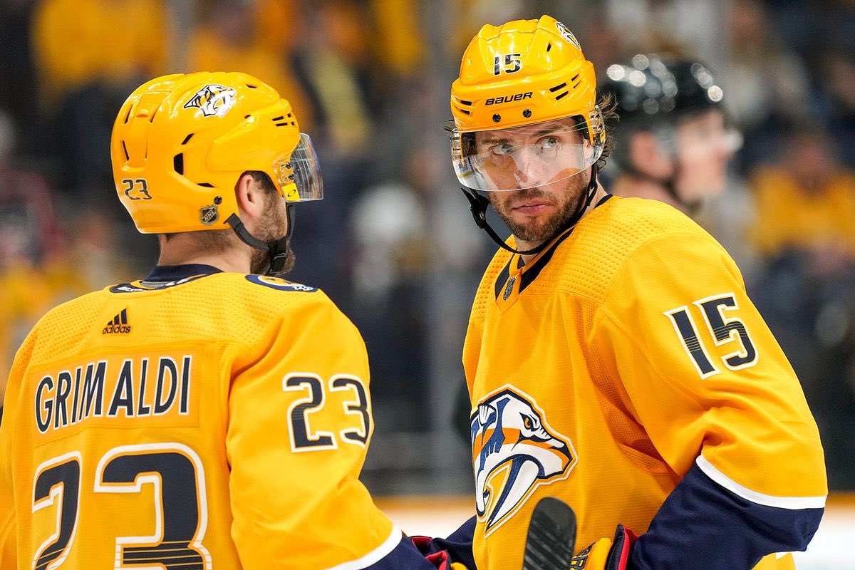 CentralPredator's tweet photo. Eyes on bouncing back 👀. The #Preds take on Central Division rivals in the #GoStars tonight in Smashville. #NashvilleStrong https://t.co/zf6CHDwlGq