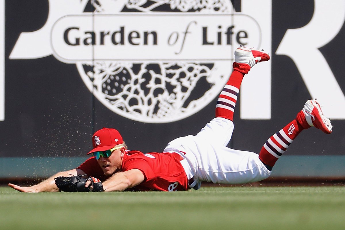 Cardinals's tweet photo. It’s not a bird. 
It’s not a plane. 
It’s @aybaybader! https://t.co/iDyODWTBga