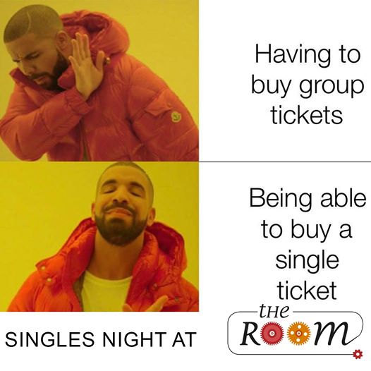 On the 26th of March we are hosting a "Singles Escape Night" at 7pm. You will be welcomed with a glass of prosecco when you arrive to get you in the mood for meeting new people #breakingtheice book ASAP at eventbrite.co.uk/e/singles-esca…  #singles #escaperooms #imsinglegetmeouttahere