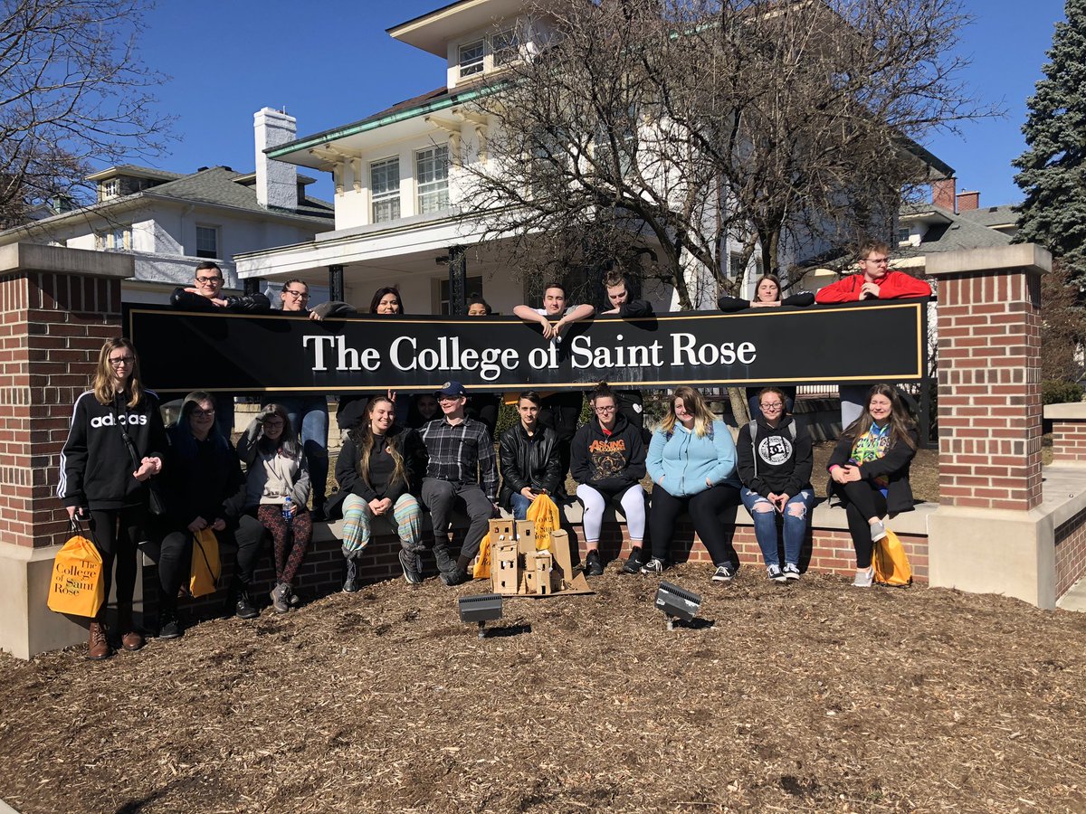 Another great day of college visits! Thanks to <a href="/HudsonValleyCC/">HVCC</a> and <a href="/CollegeofStRose/">The College of Saint Rose</a> for your hospitality!