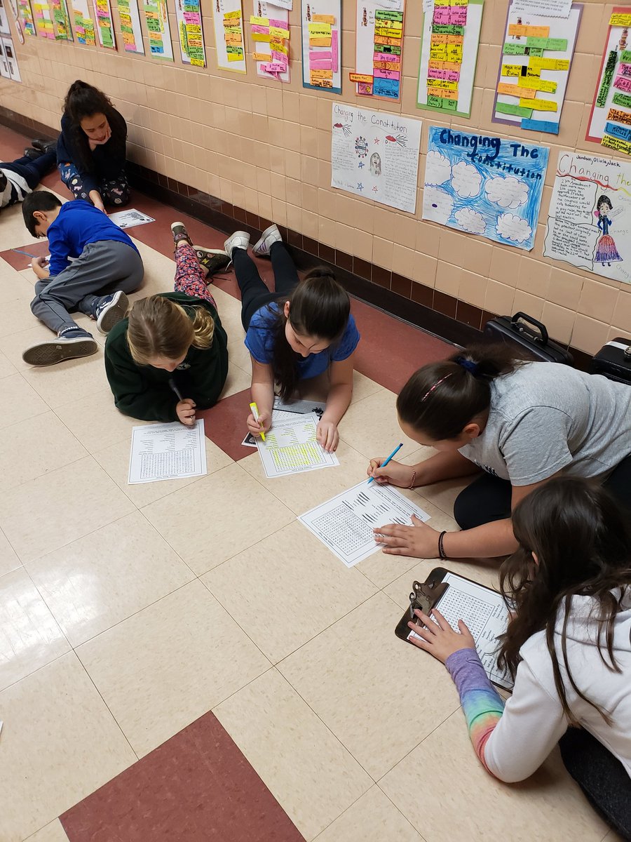 GoodstoneMrs's tweet image. Brain break!  After a hard volume lesson, the kids relaxed in hall and enjoyed word searches and jumbles.