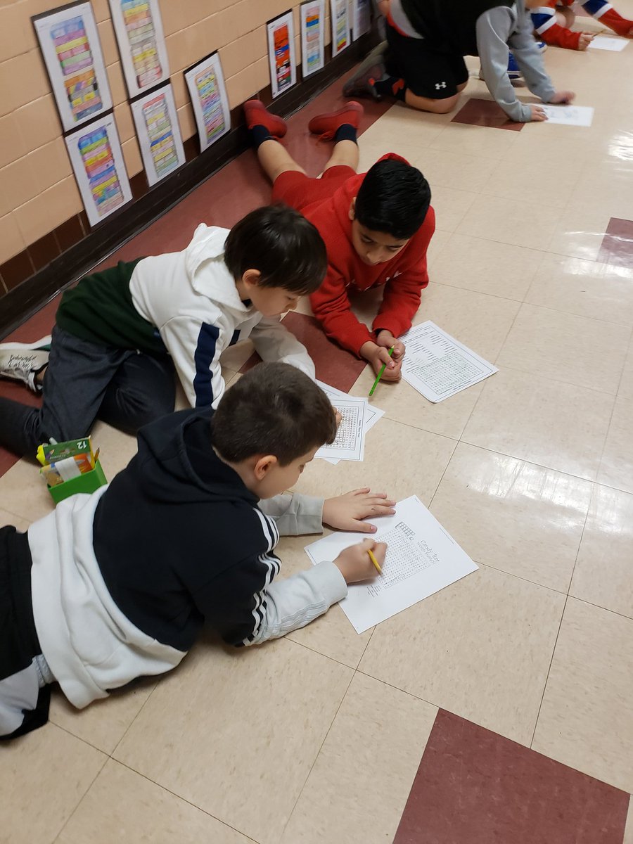 GoodstoneMrs's tweet image. Brain break!  After a hard volume lesson, the kids relaxed in hall and enjoyed word searches and jumbles.