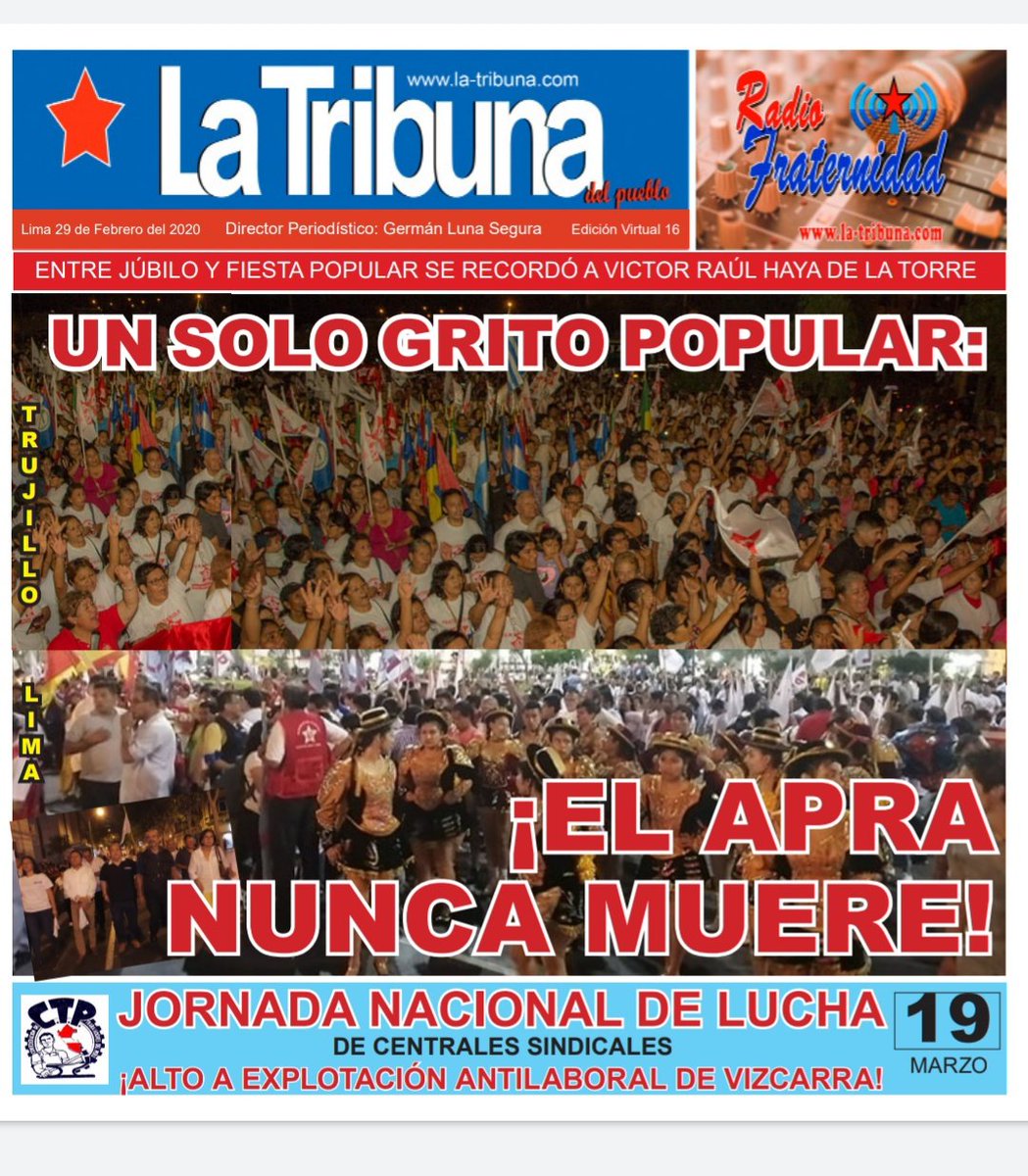 apralatribuna's tweet photo. 📌 Edición de #LaTribuna Virtual
Especial 
¡Día de la Fraternidad!
#PanCaliente
Artículo de Germán Luna @geluseg y Luis de la Haya. https://t.co/rLAXNe4UUS