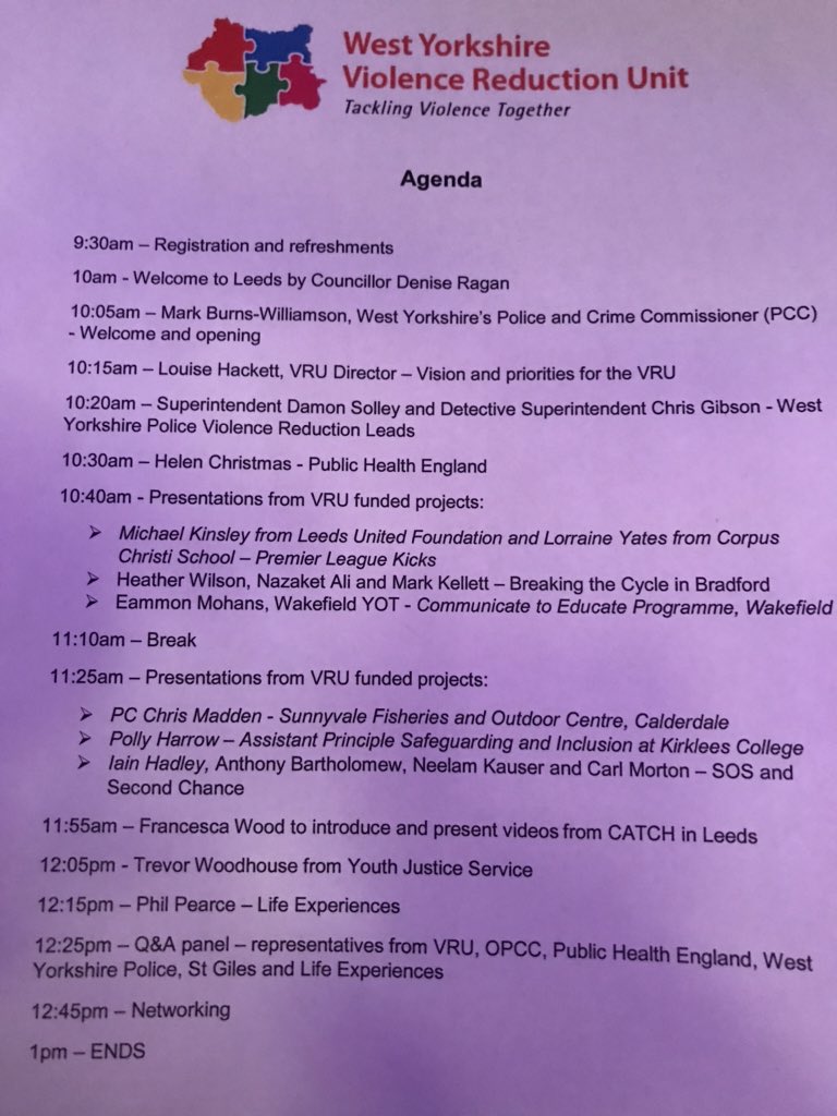 CATCHLeeds's tweet photo. Thanks to @francjwood for presenting at the West Yorkshire Violence Reduction Unit Launch today @BCCLeeds regarding our #CATCHonWheels project &amp; #YouthCommunityBuilders approach. Amazing to hear from so many fantastic innovative projects to keep young people safe. @SaferLeeds https://t.co/XKU2PBPXhu
