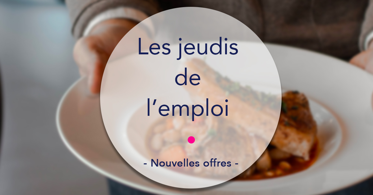 De toutes nouvelles offres d’emploi, de stage et d’apprentissage sont disponibles dès maintenant dans #LesJeudisDeLemploi 💼