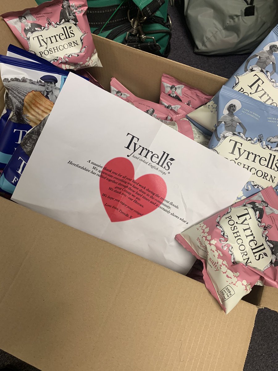 jessyarro12's tweet photo. Thank you to @Tyrrells for recognising how amazing our staff are. Many staff on the ward were incredible during the floods, working extra shifts and staying over to cover the next days shifts knowing that they had flood damage at their own homes #teampaeds #vaulingstaff #tyrells https://t.co/mz3Solwsih