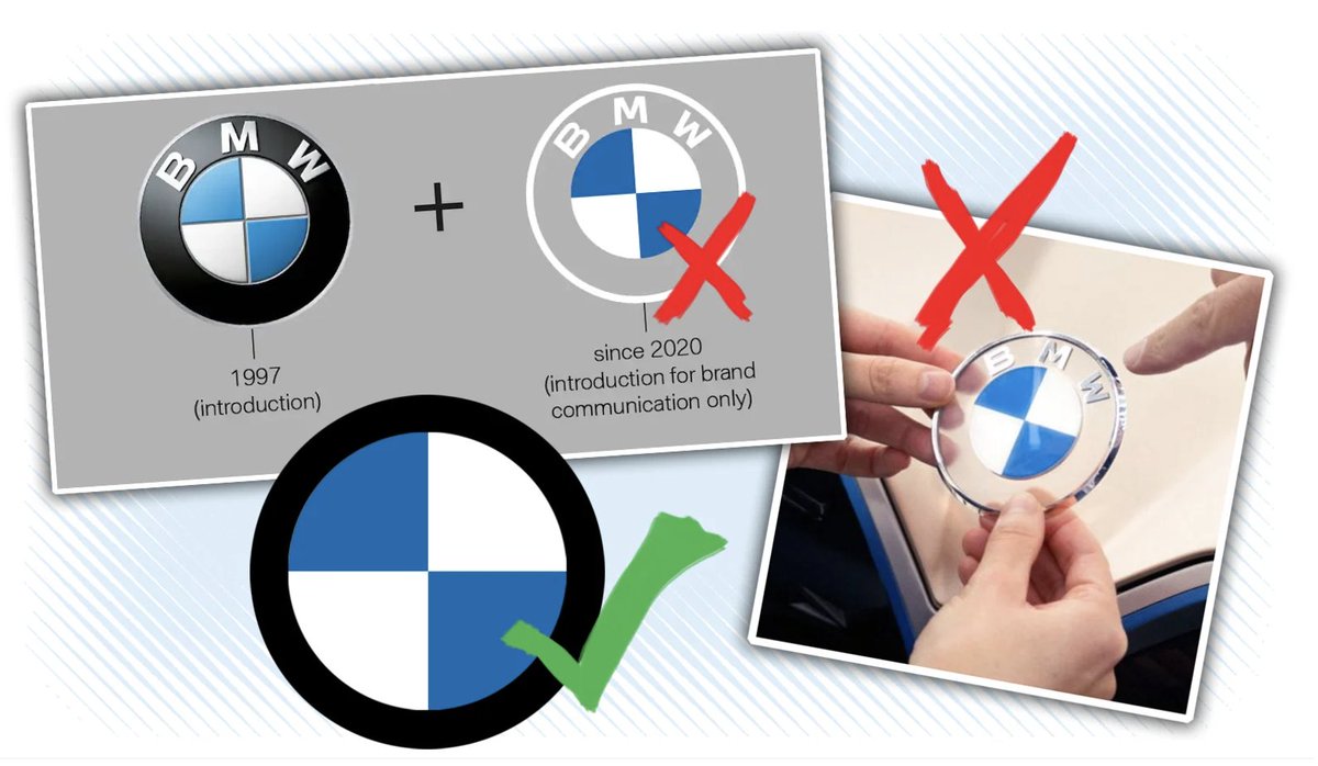 Jalopnik Here S How Bmw Screwed Up Its Logo Redesign T Co Vxogcj2r6o