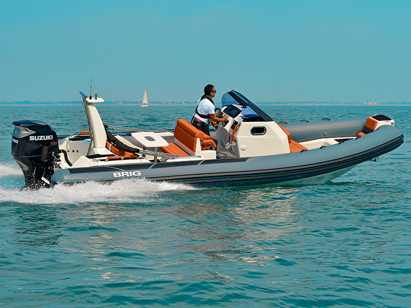 PowerboatandRIB's tweet photo. The Brig Eagle 8 is a boat aimed at the mainstream of RIB demand that is big enough for a family day out while offering enough comfort and performance to appeal to everyone on board. Read our test report https://t.co/BwnL6ALNO5 #briguk #brigeagle #rib #pbr BRIG UK @briguk https://t.co/1gTj3L7SsT