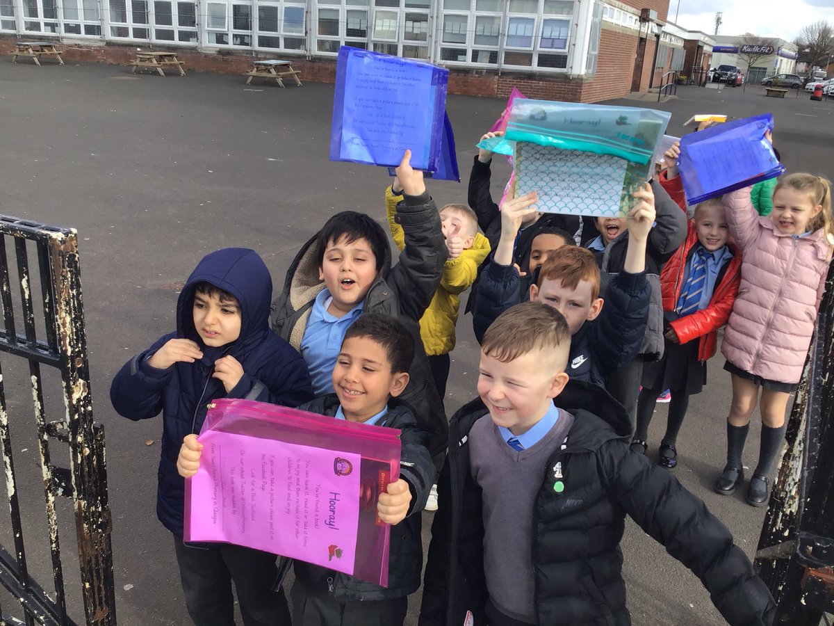 StAnnesPrimary's tweet photo. A couple of our classes were out & about in our community hiding books for other children to find & enjoy! π€« π If you find one donβt forget to tweet us! @litforalllb #WorldBookDay2020 #LookforaBookScotland https://t.co/ZUJ7K8Uk1l