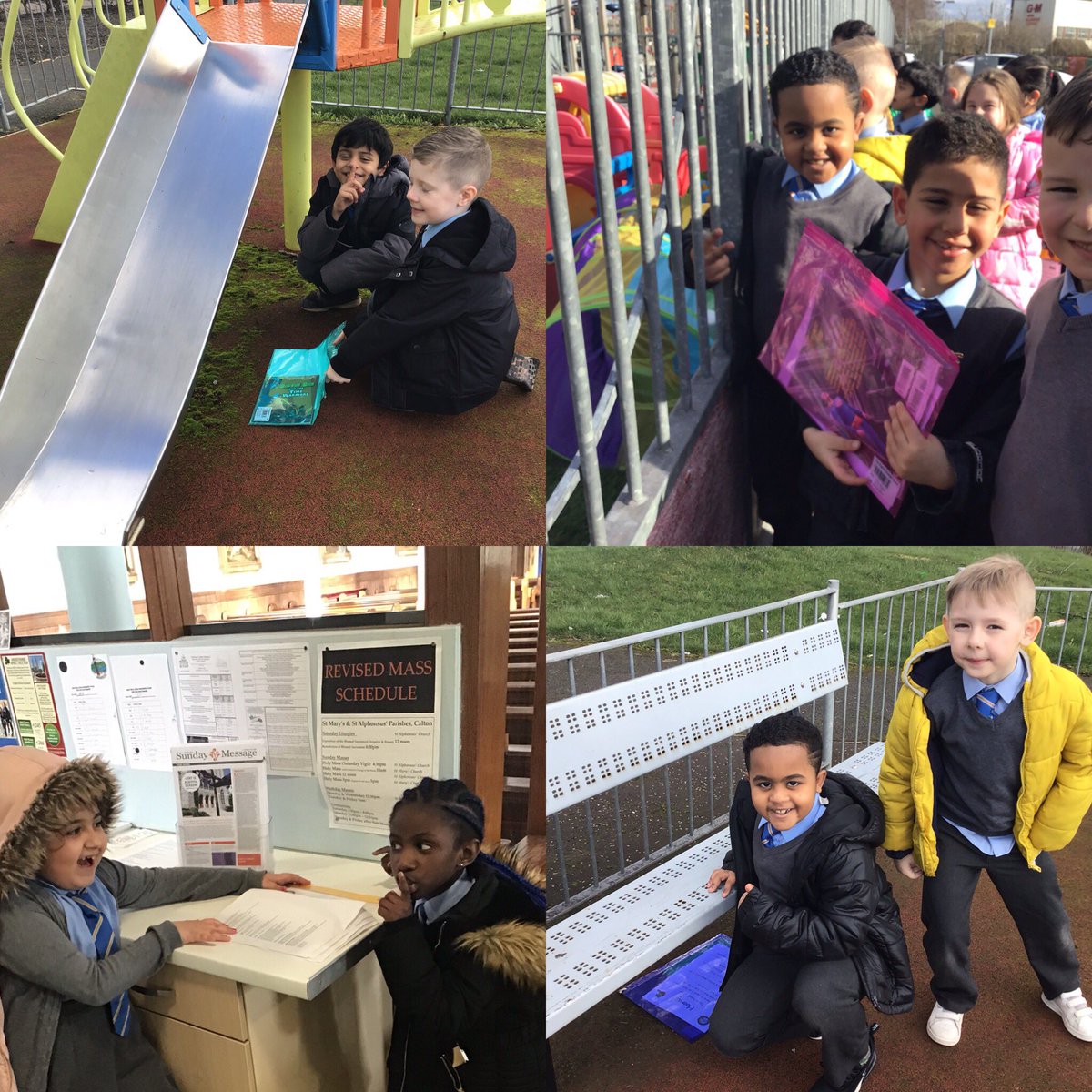 StAnnesPrimary's tweet photo. A couple of our classes were out & about in our community hiding books for other children to find & enjoy! π€« π If you find one donβt forget to tweet us! @litforalllb #WorldBookDay2020 #LookforaBookScotland https://t.co/ZUJ7K8Uk1l