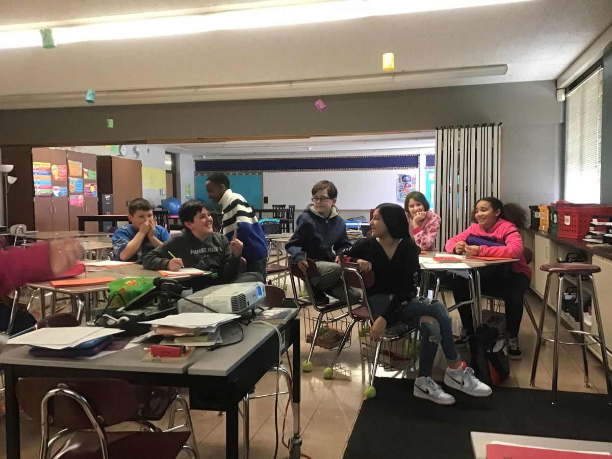 amanda_militzer's tweet photo. Teacher Tyrone monitors his students’ progress #soproud https://t.co/X5KCtgYY14