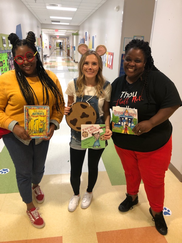 Kinder Team Reppin' for character day! @BranchingintoK <a href="/WALKthisWAYwK/">Miss Walker</a> &amp; <a href="/BraveUniv3/">Brave University</a>