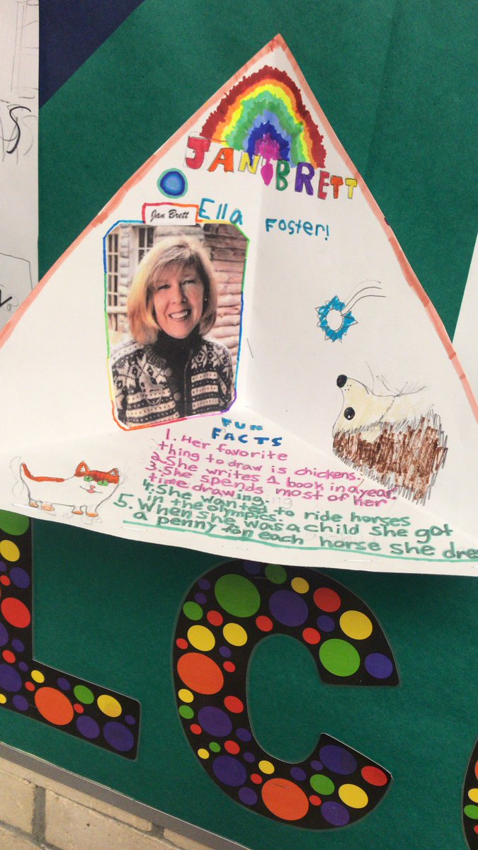 Jennings93Sarah's tweet photo. @byjanbrett a sweet second grade student enjoyed your “how to draw a hedgehog” video. She says thank you! #authorstudy #illustrations https://t.co/13Anj7fvcX