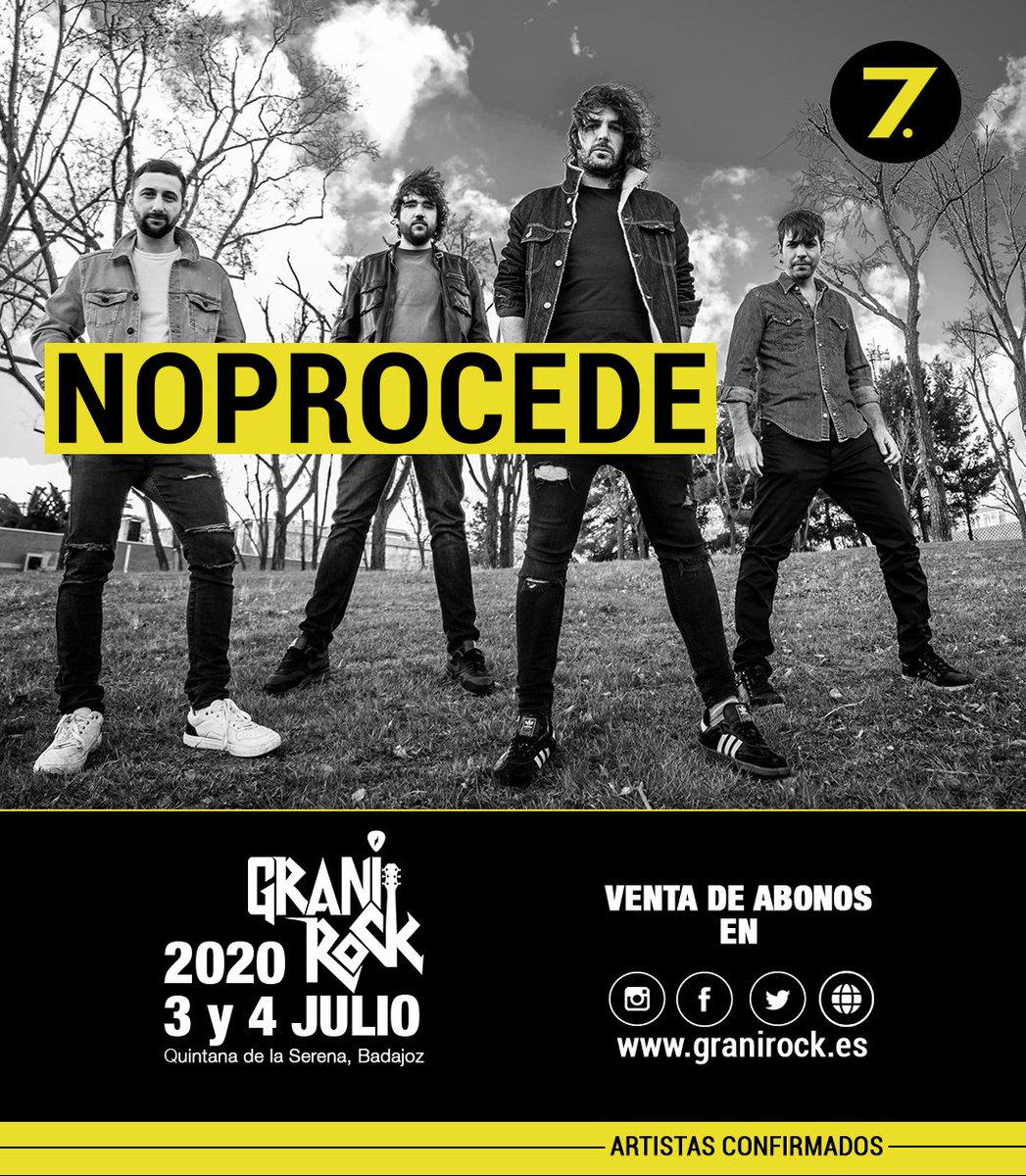 📯PRIMERAS CONFIRMACIONES Descalzas + The Buzzos + Noprocede (Ganadores del Bellota Rock) 🎟Últimos abonos de 34 €🎟 Entradas #sincomisiones en granirock.es👈